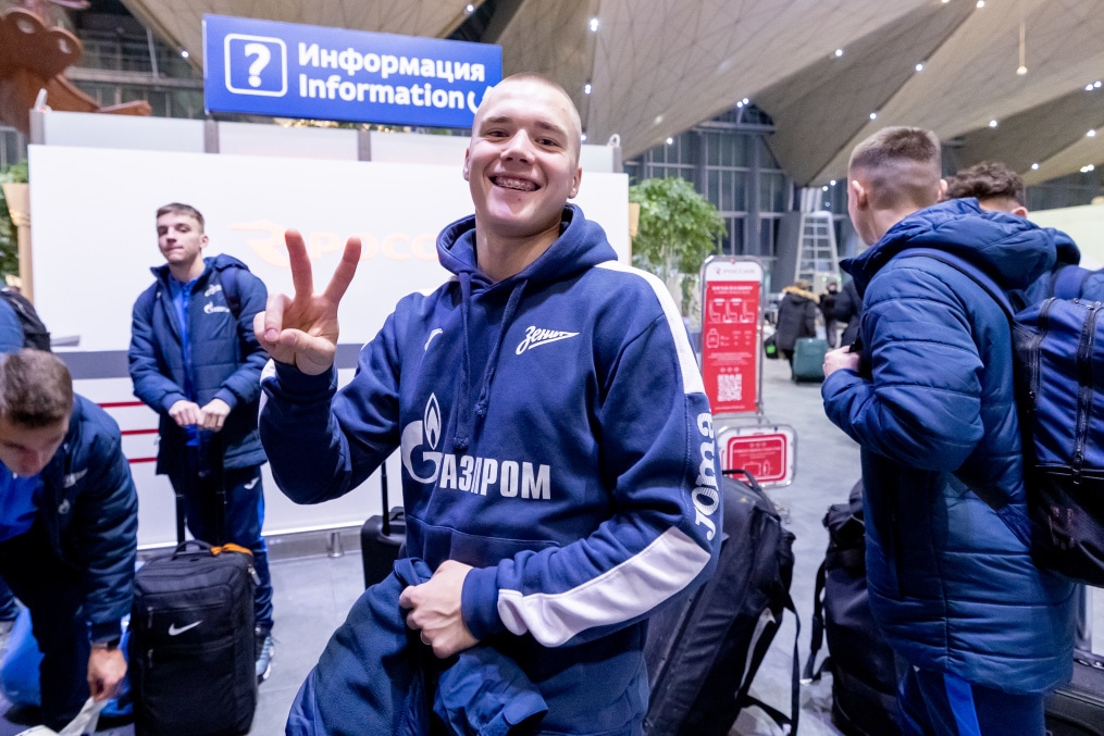 Выезд молодёжной команды «Зенит» на первый учебно-тренировочный сбор в Турцию
