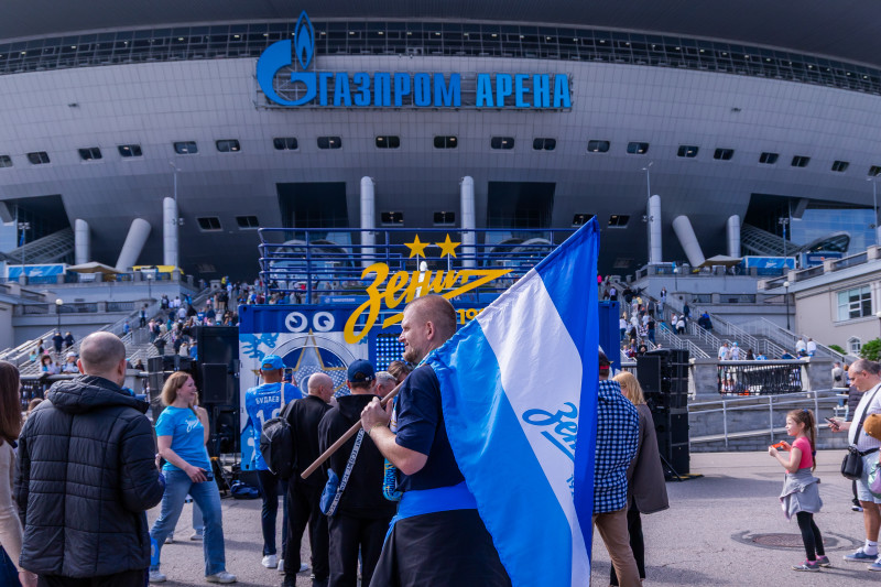 «Фан-Променад» перед матчем «Зенит» — «Ахмат»