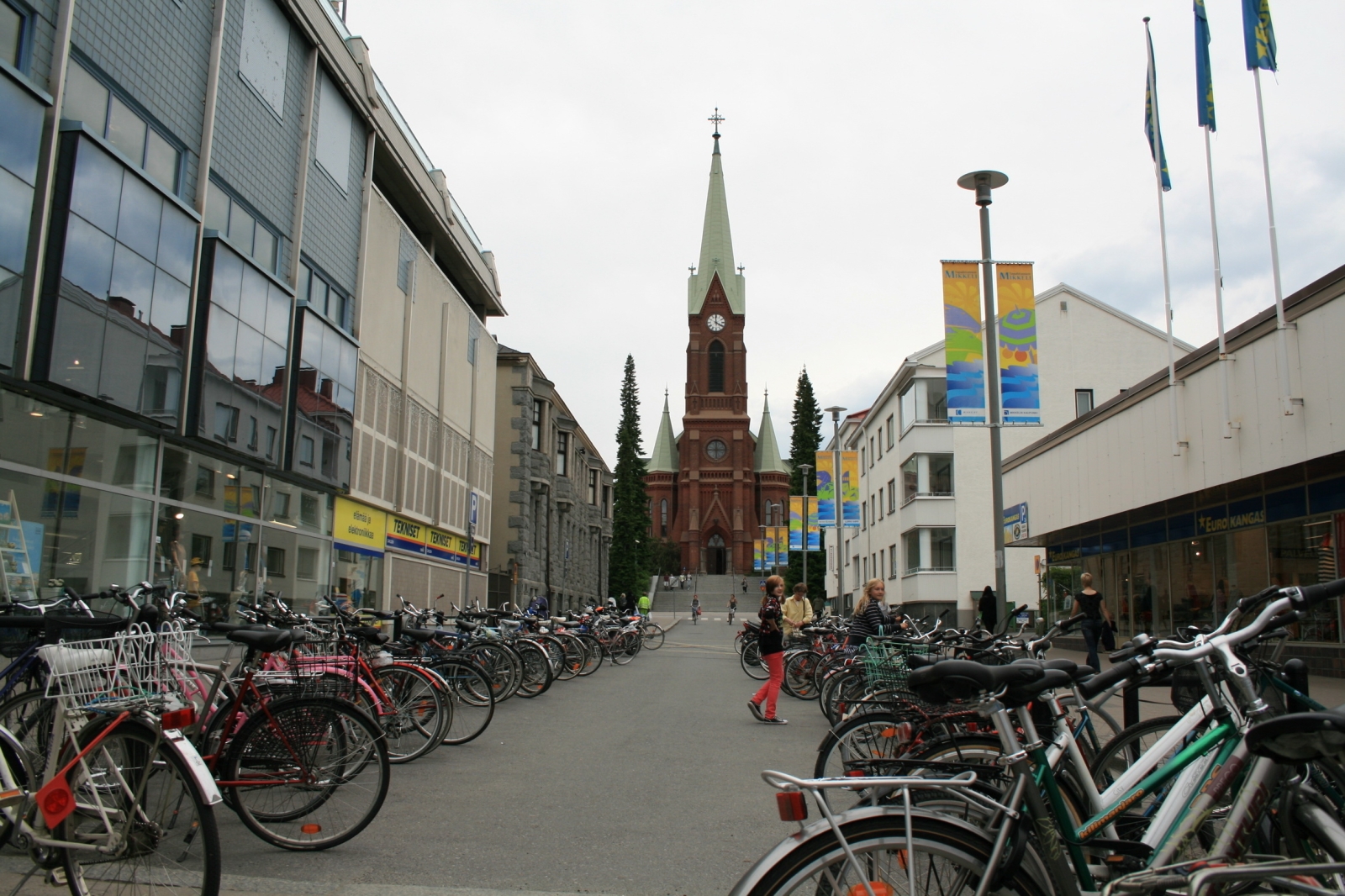 Финляндия, Миккели (Mikkeli). Виды города.