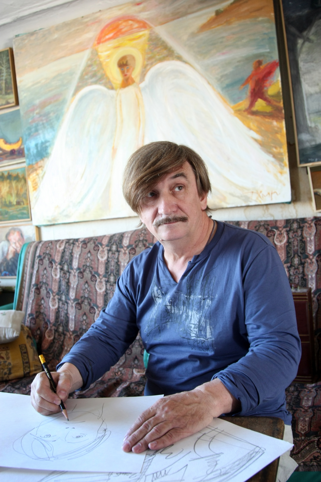 Художник группы «Митьки» Виктор Тихомиров