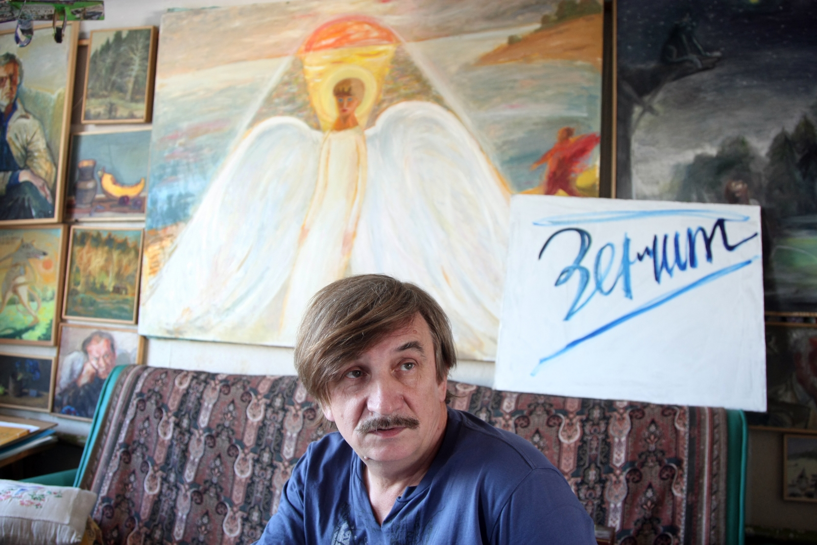 Художник группы «Митьки» Виктор Тихомиров