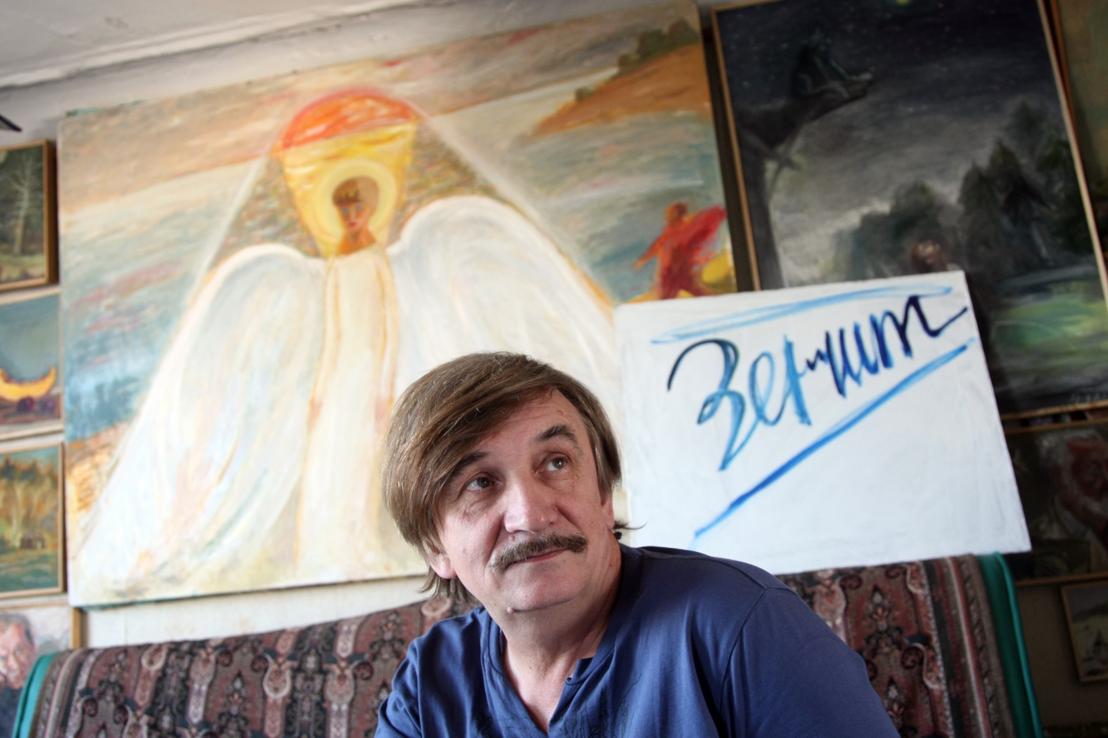 Художник группы «Митьки» Виктор Тихомиров