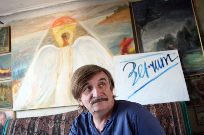Художник группы «Митьки» Виктор Тихомиров