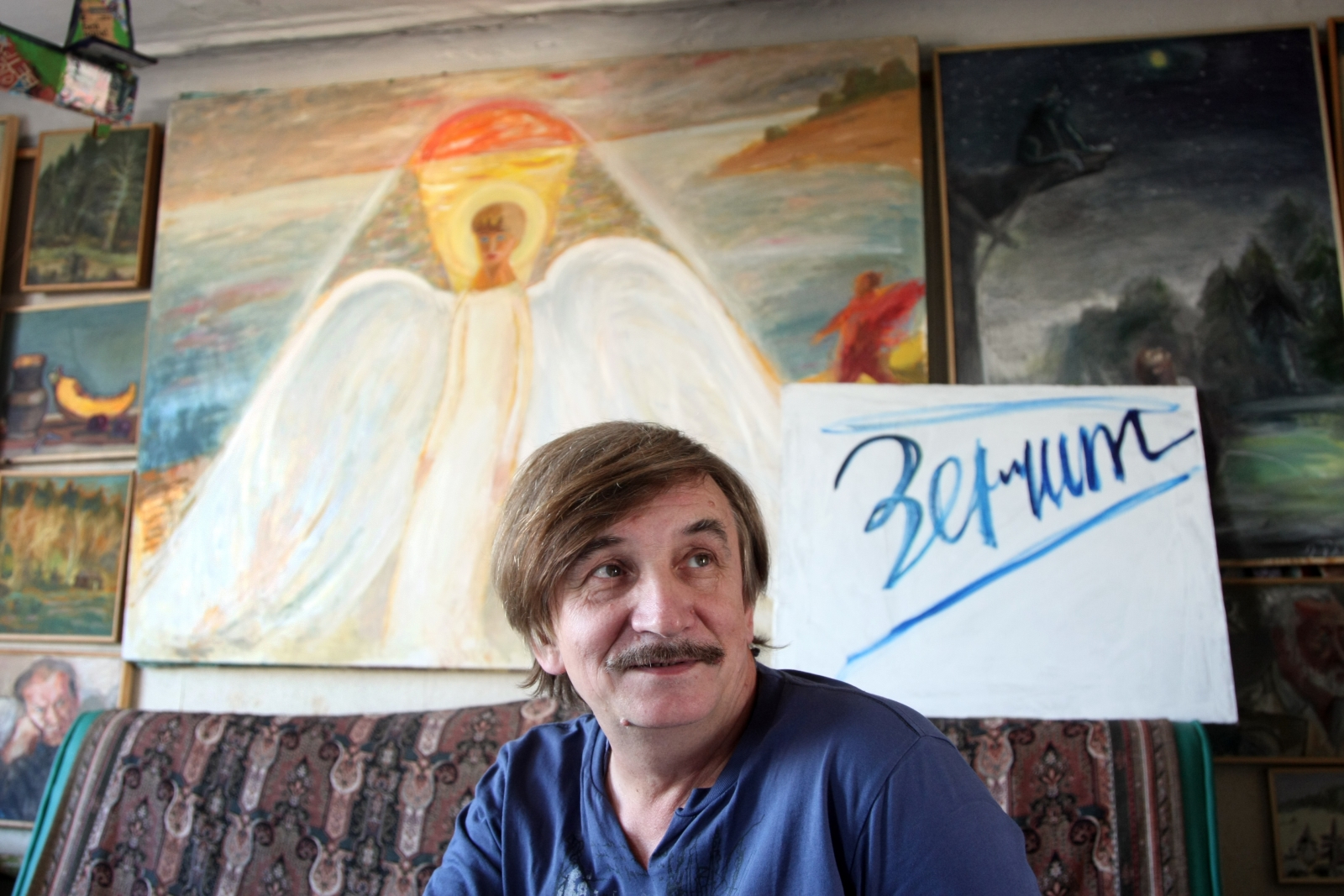 Художник группы «Митьки» Виктор Тихомиров
