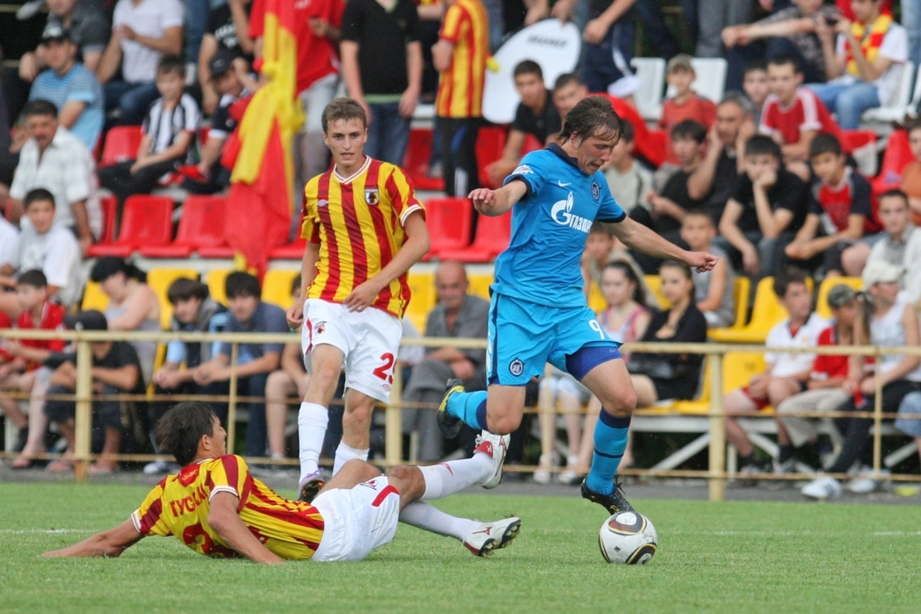 Первенство молодежных составов 2010 года. Матч  ФК»Алания(м)—Зенит(м) 1:0