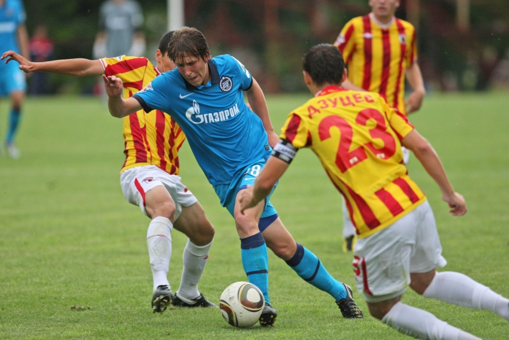 Первенство молодежных составов 2010 года. Матч  ФК»Алания(м)—Зенит(м) 1:0