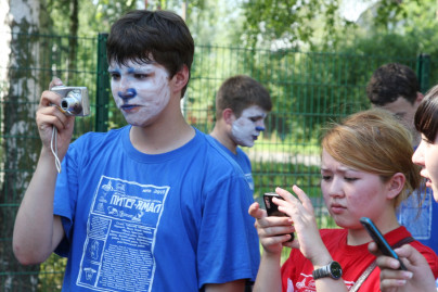  «День „Зенита“» в детском летнем лагере «Питер—Ямал». 