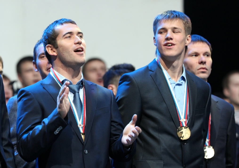 Чествование Чемпионов России 2010