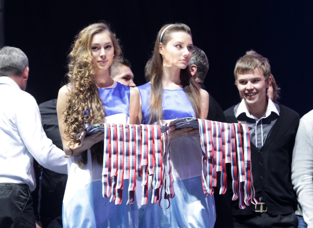 Чествование Чемпионов России 2010