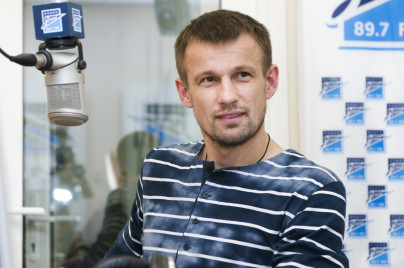 Сергей Семак на радио Зенит