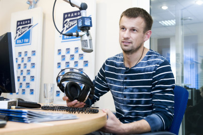 Сергей Семак на радио Зенит