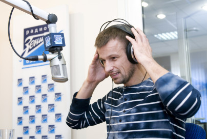 Сергей Семак на радио Зенит