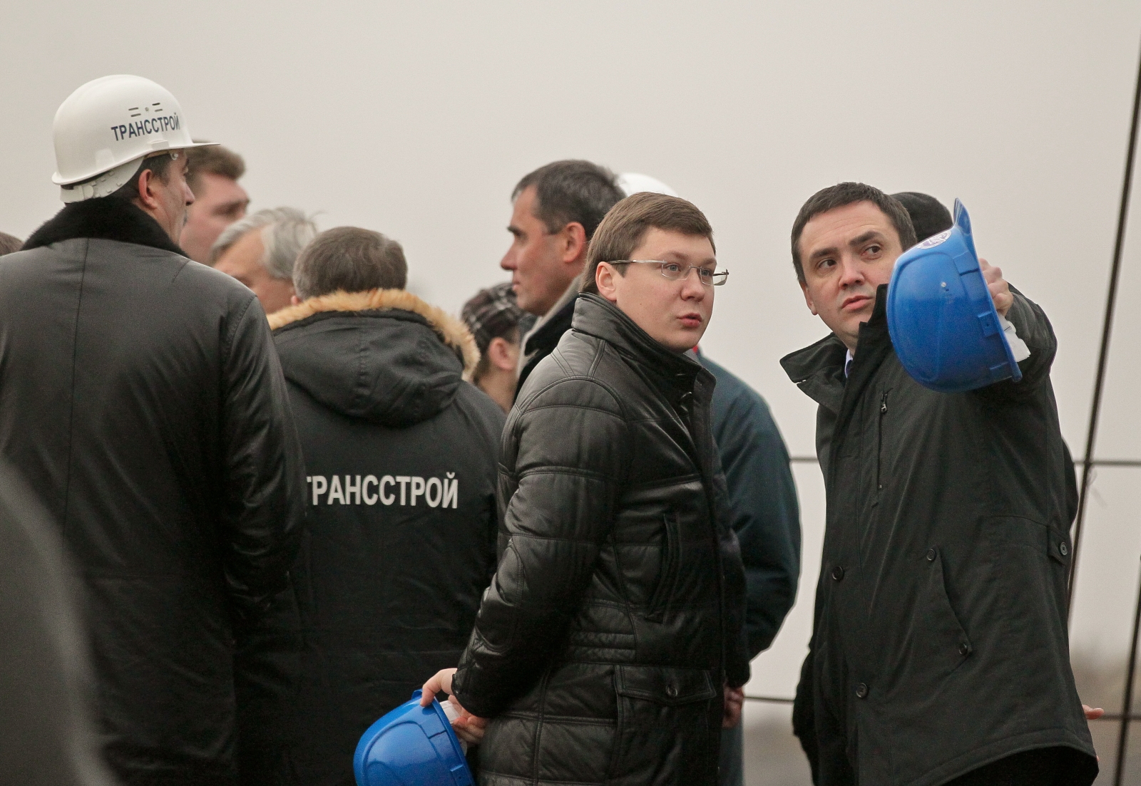 Выездное совещание на строительстве стадиона Газпром-Арена