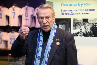 Открытие выставки к 100-летию Петра Дементьева.








