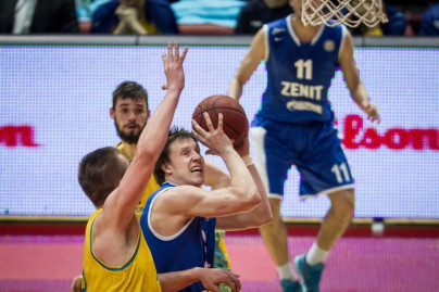 Единая Лига ВТБ 2014/2015,  «Зенит» —  «Астана»
