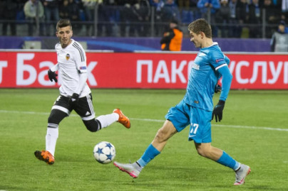 Лига Чемпионов УЕФА «Зенит» — «Валенсия» 