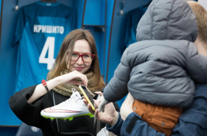 Победители конкурса «Зенит-Спортпрогноз» на  «Петровском»