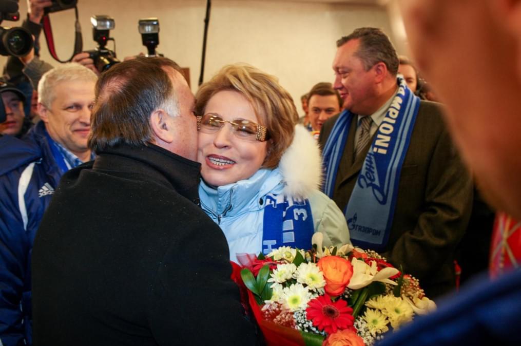 Празднование чемпионства «Зенита» на стадионе «Петровский»