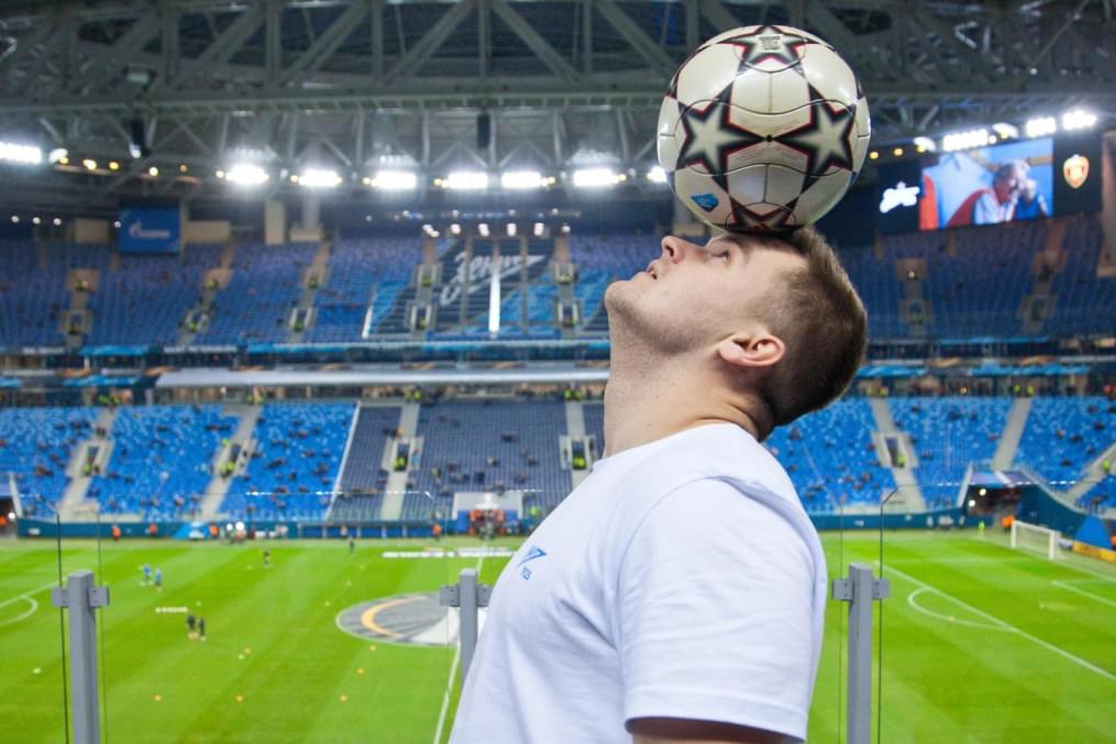 Фан-променад на матче «Зенит» — «Вардар»