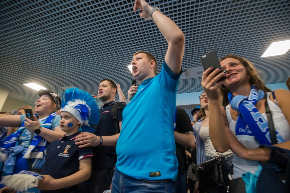 Фан-променад на матче «Зенит» — СКА-Хабаровск