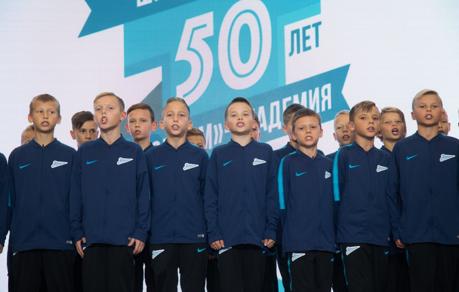 Юбилей футбольной школы «Зенита»: фоторепортаж из «Газпром»-Академии