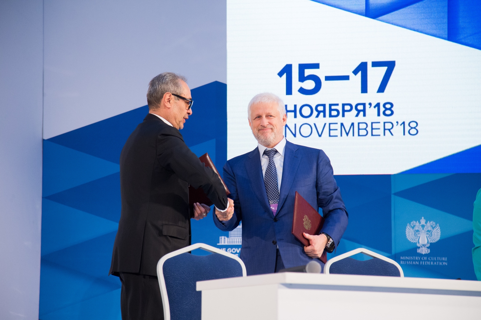 Церемония подписания Соглашения между «Зенитом» и Александринским театром