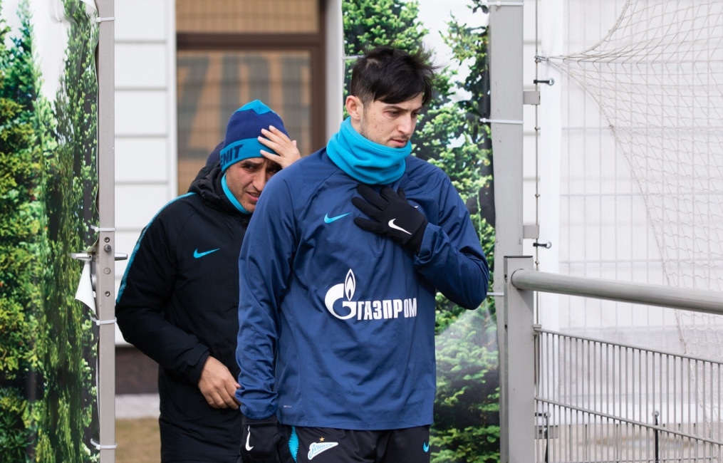 Открытая тренировка «Зенита» перед матчем с «Оренбургом»