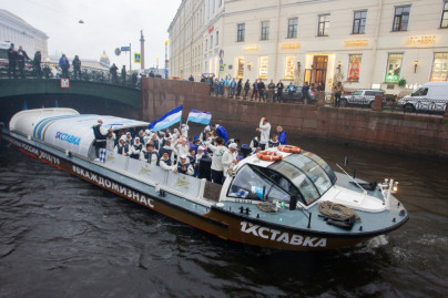 Парад Чемпионов после матча «Зенит» — «Енисей»