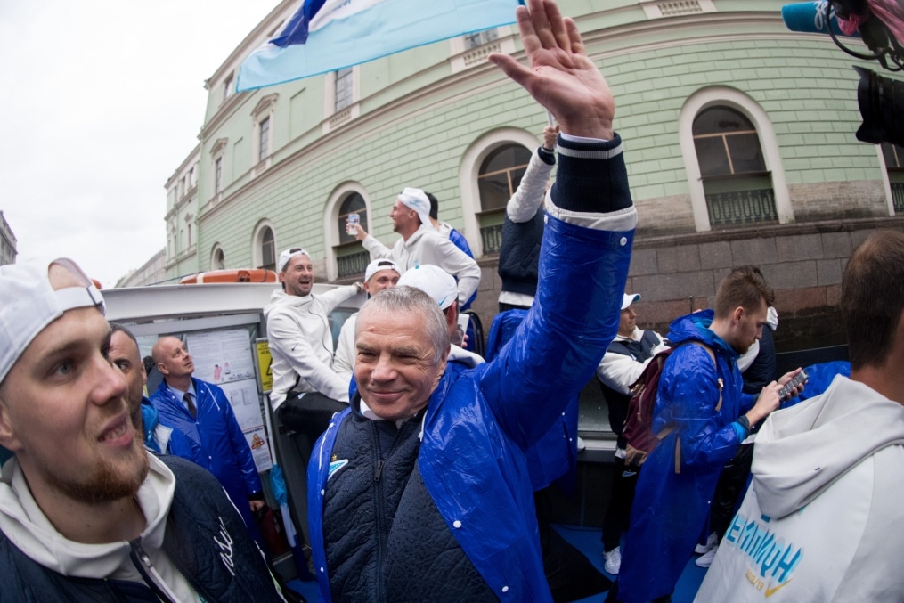 Парад Чемпионов после матча «Зенит» — «Енисей»