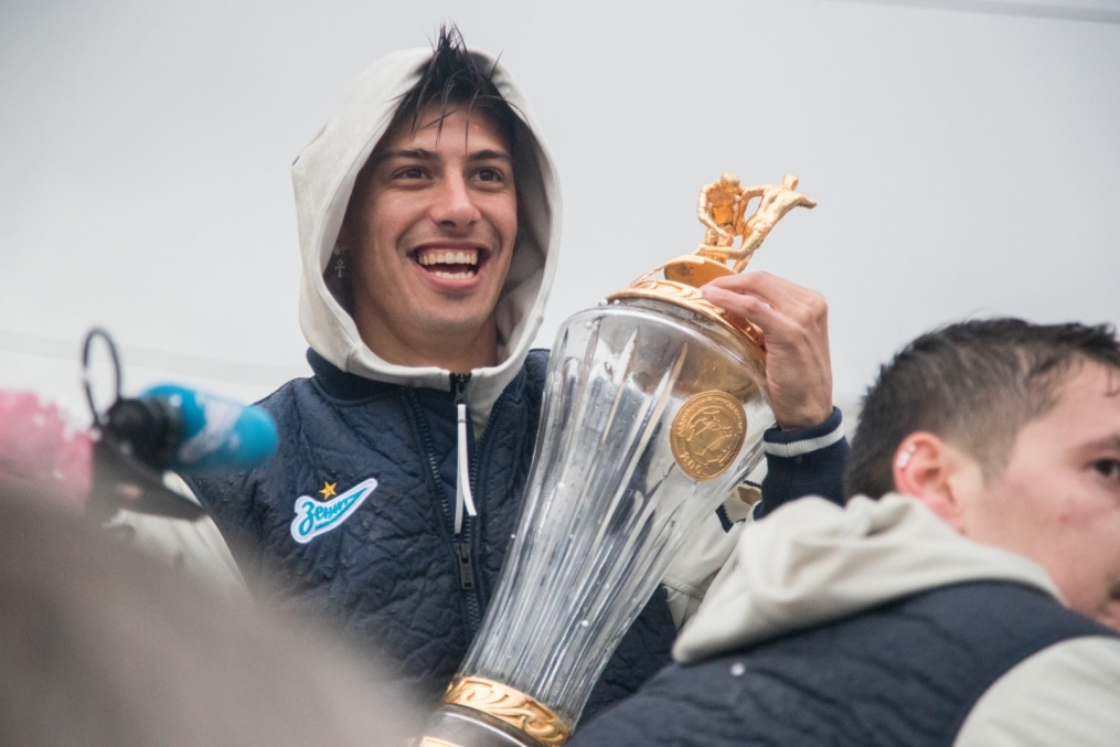 Парад Чемпионов после матча «Зенит» — «Енисей»