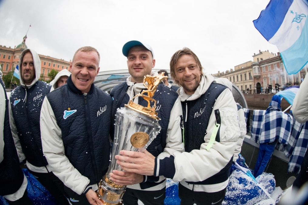 Парад Чемпионов после матча «Зенит» — «Енисей»