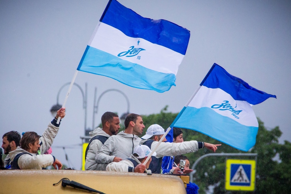 Парад Чемпионов после матча «Зенит» — «Енисей»