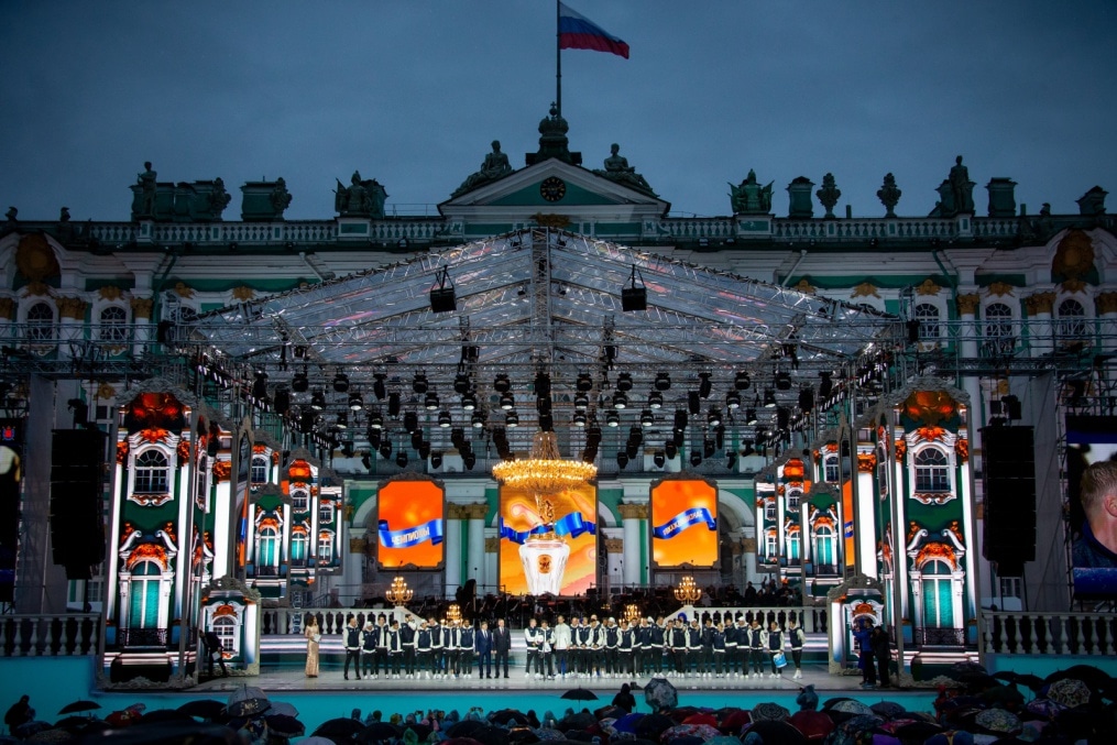 Парад Чемпионов после матча «Зенит» — «Енисей»