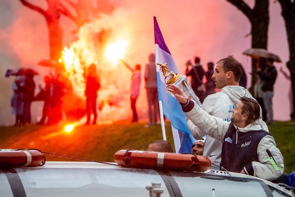 Парад Чемпионов после матча «Зенит» — «Енисей»