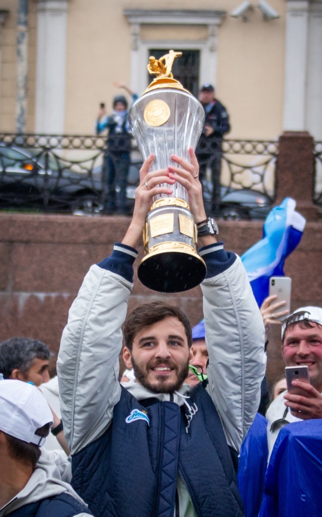 Парад Чемпионов после матча «Зенит» — «Енисей»