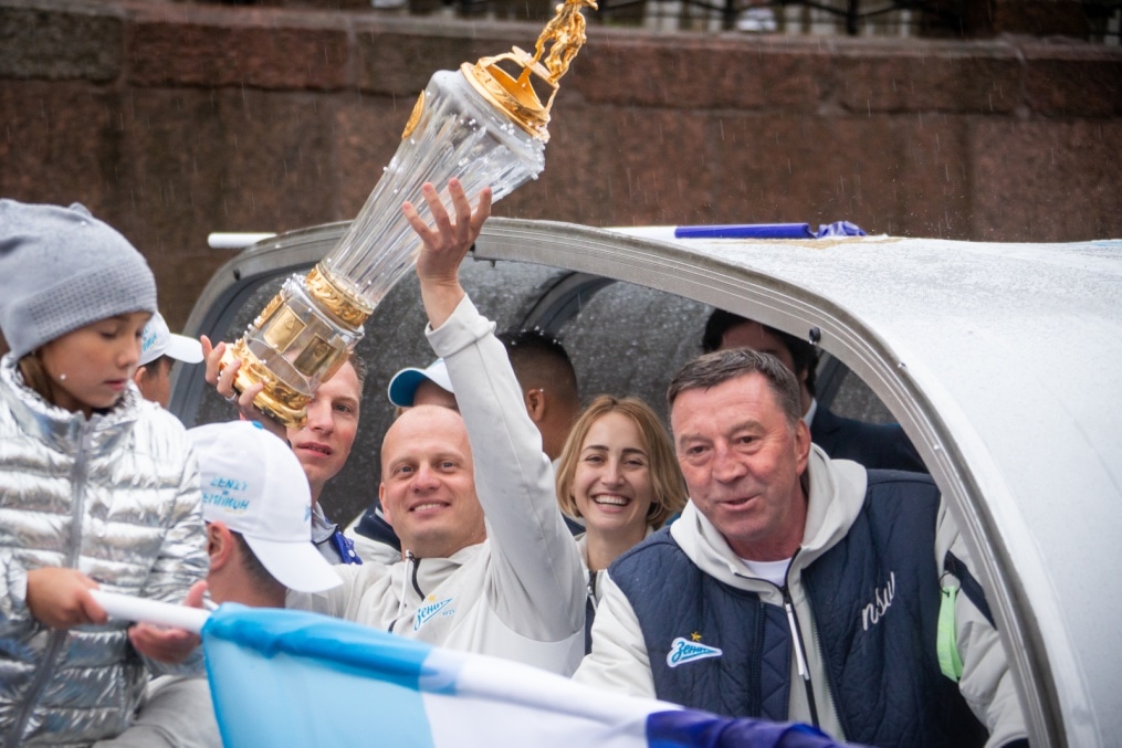 Парад Чемпионов после матча «Зенит» — «Енисей»
