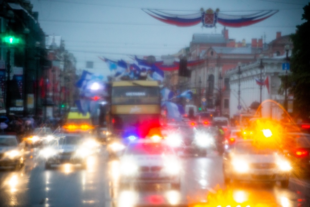 Парад Чемпионов после матча «Зенит» — «Енисей»