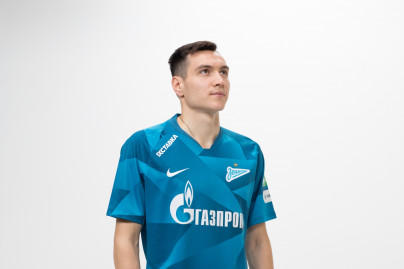 Фотосессия футболистов и тренеров основного состава ФК «Зенит» сезона 2019/20