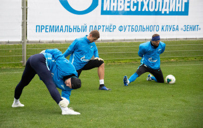 Открытая тренировка «Зенита» перед матчем с «Ростовом»