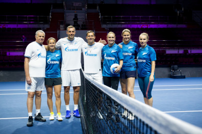 Теннисбол на турнире St. Petersburg Ladies Trophy