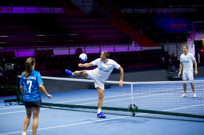 Теннисбол на турнире St. Petersburg Ladies Trophy