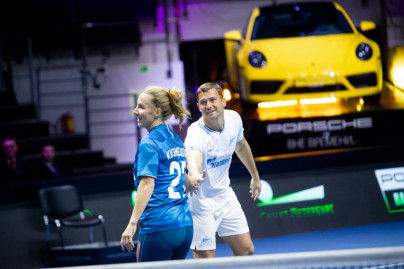 Теннисбол на турнире St. Petersburg Ladies Trophy
