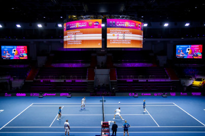 Теннисбол на турнире St. Petersburg Ladies Trophy