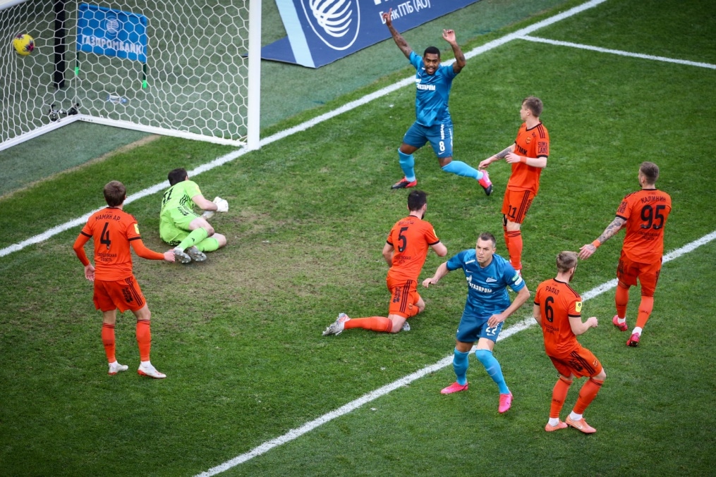 ТИНЬКОФФ Российская Премьер-Лига 2019/20, 22-й тур, «Зенит» — «Урал»