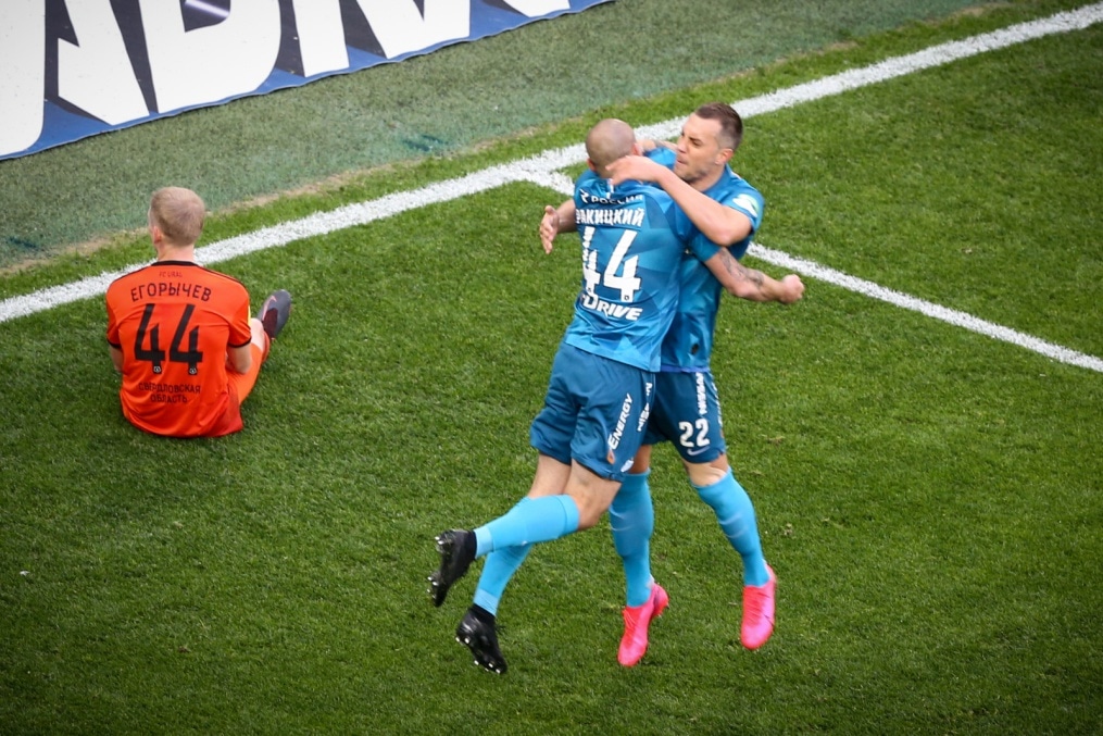 ТИНЬКОФФ Российская Премьер-Лига 2019/20, 22-й тур, «Зенит» — «Урал»