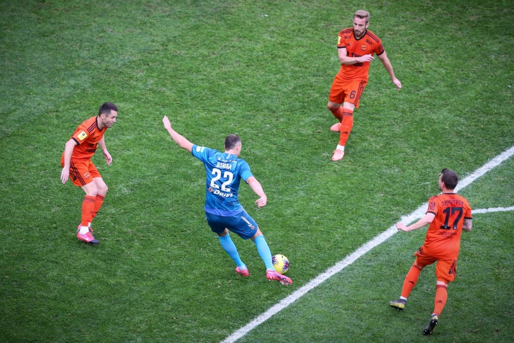 ТИНЬКОФФ Российская Премьер-Лига 2019/20, 22-й тур, «Зенит» — «Урал»