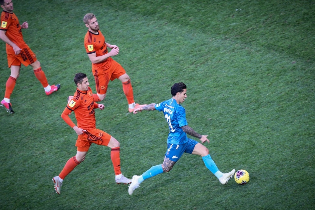 ТИНЬКОФФ Российская Премьер-Лига 2019/20, 22-й тур, «Зенит» — «Урал»