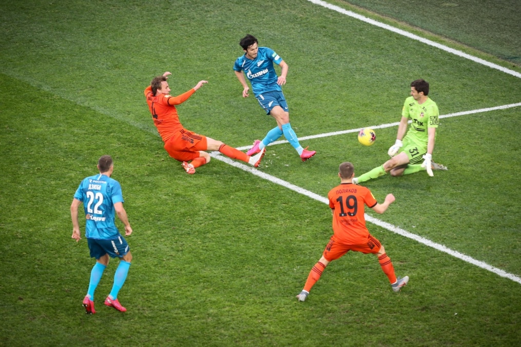 ТИНЬКОФФ Российская Премьер-Лига 2019/20, 22-й тур, «Зенит» — «Урал»