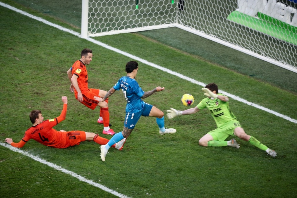 ТИНЬКОФФ Российская Премьер-Лига 2019/20, 22-й тур, «Зенит» — «Урал»