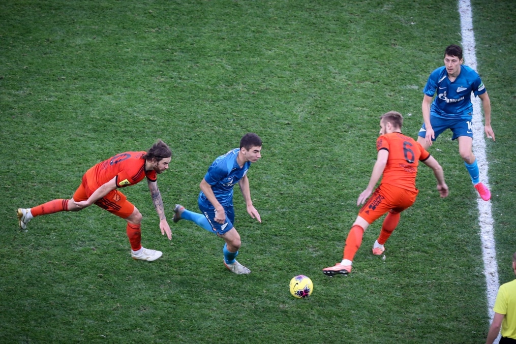 ТИНЬКОФФ Российская Премьер-Лига 2019/20, 22-й тур, «Зенит» — «Урал»